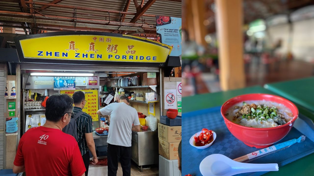 Zhen Zhen Porridge At Maxwell Singapore